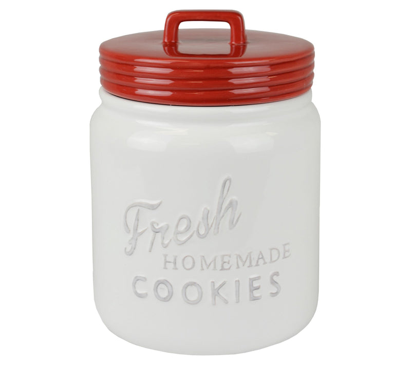 Design Imports "Fresh Homemade Cookies" CeramicMason Jar — View 5
