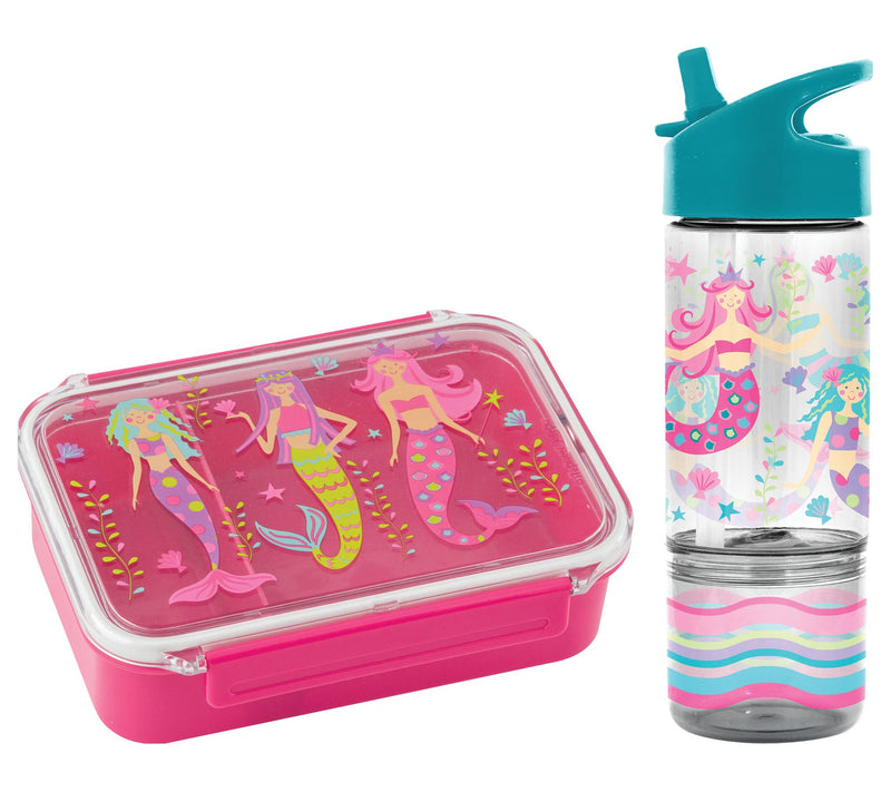 Stephen Joseph Mermaid Bento Box and Sip & Snack Bottle — Main view