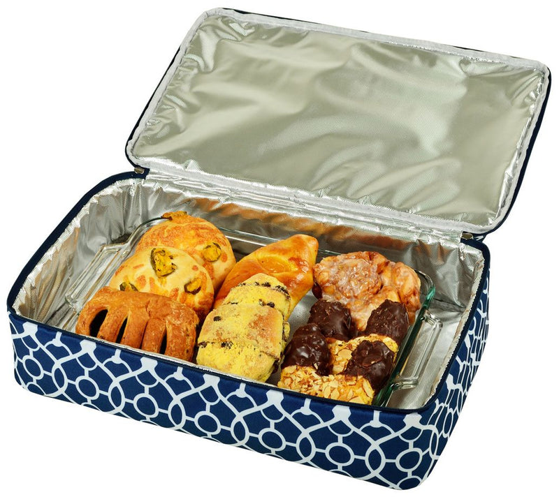 Picnic at Ascot Two Layer Thermal Food Carrier- Trellis — View 6