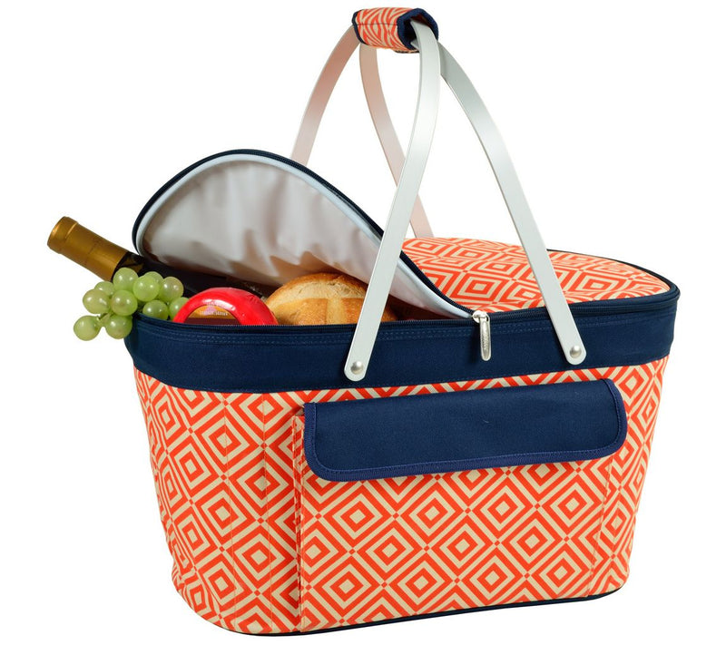 Picnic at Ascot Family-Size Folding Picnic Basket, Diamond — View 4