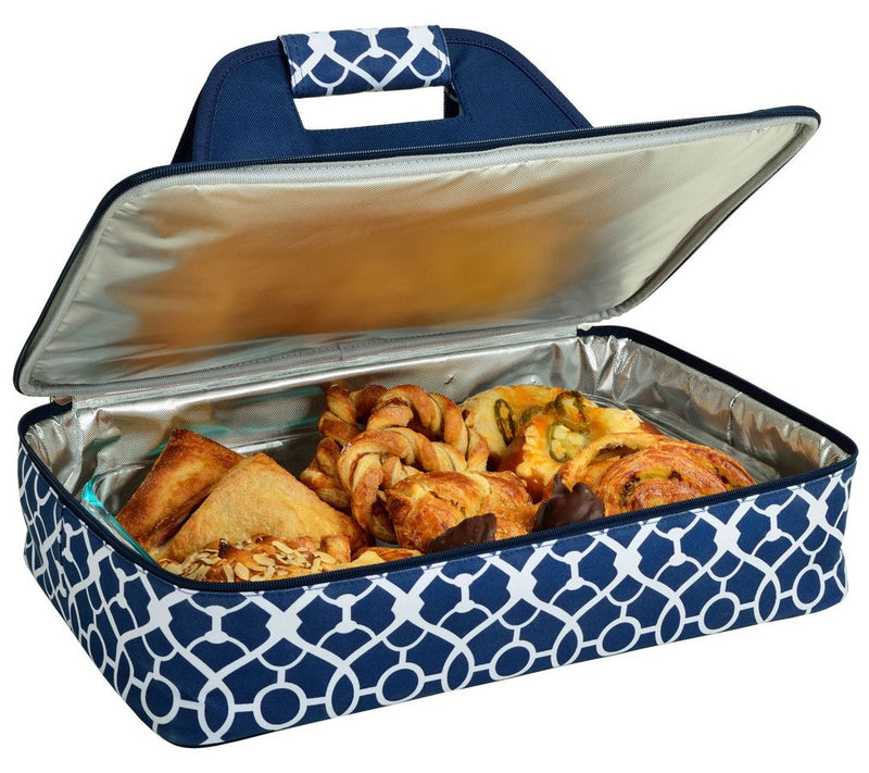 Picnic at Ascot Insulated Casserole Carrier, Trellis — View 6