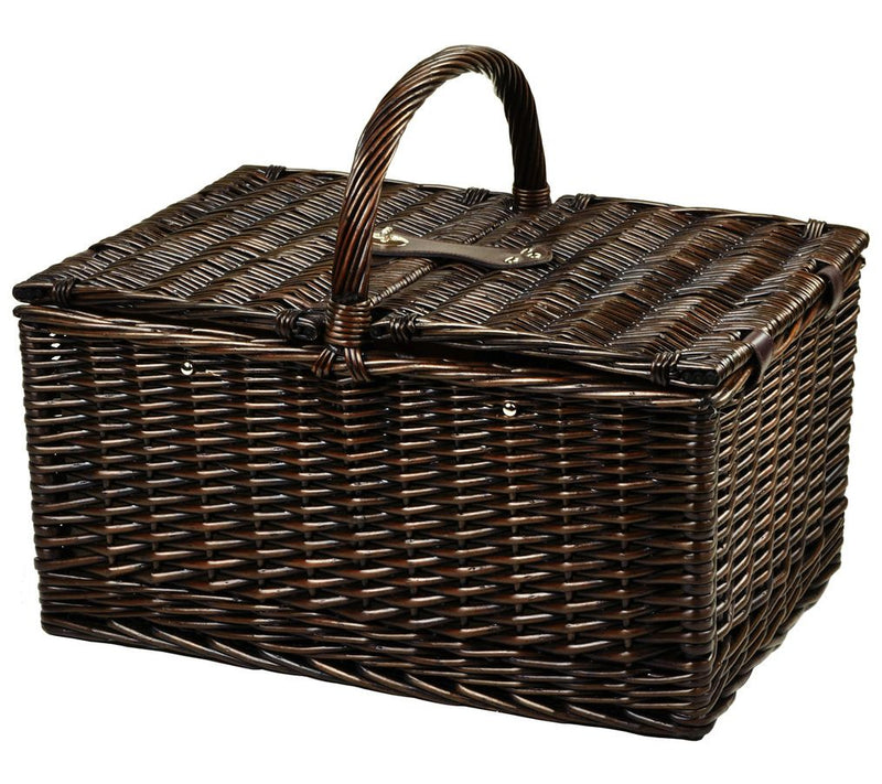 Picnic at Ascot Buckingham Willow Picnic Basketfor 4 — View 2