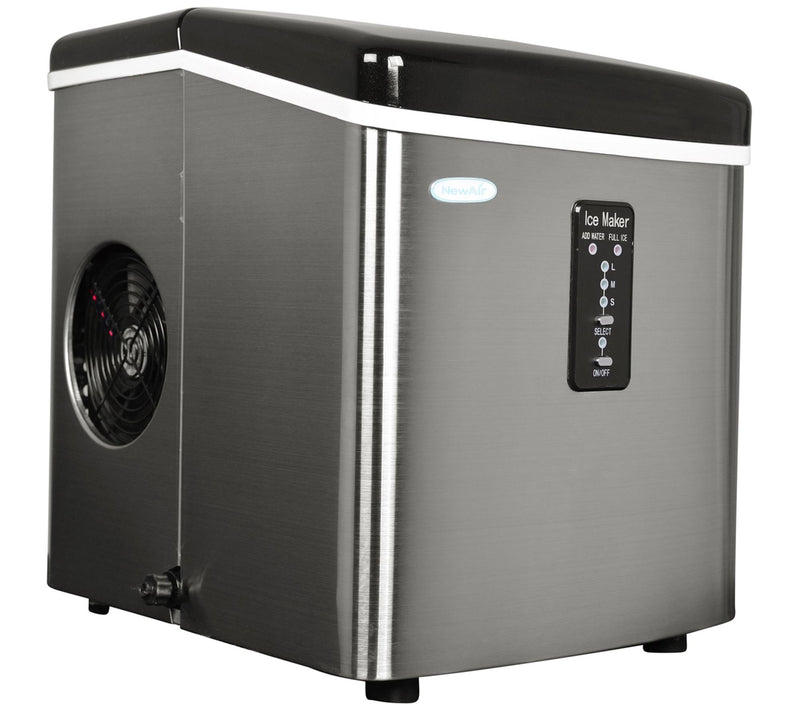 NewAir 28-lb Portable Countertop Ice Maker - Stainless Steel — Main view