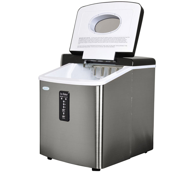 NewAir 28-lb Portable Countertop Ice Maker - Stainless Steel — View 4