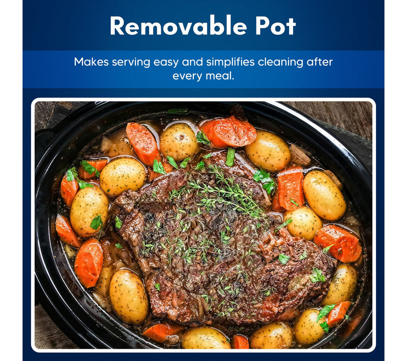 Elite Gourmet 8.5-qt Stainless Steel Digital Sow Cooker — View 4