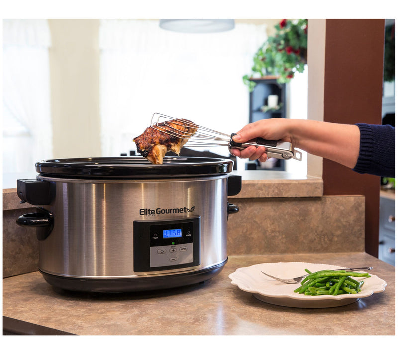 Elite Platinum 8.5-qt Programmable Slow Cooker — View 7