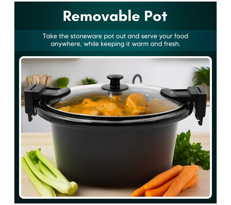 Elite Platinum 8.5-qt Programmable Slow Cooker — View 3