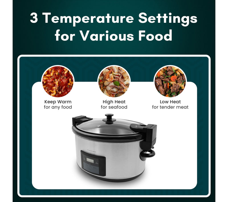 Elite Platinum 8.5-qt Programmable Slow Cooker — View 6