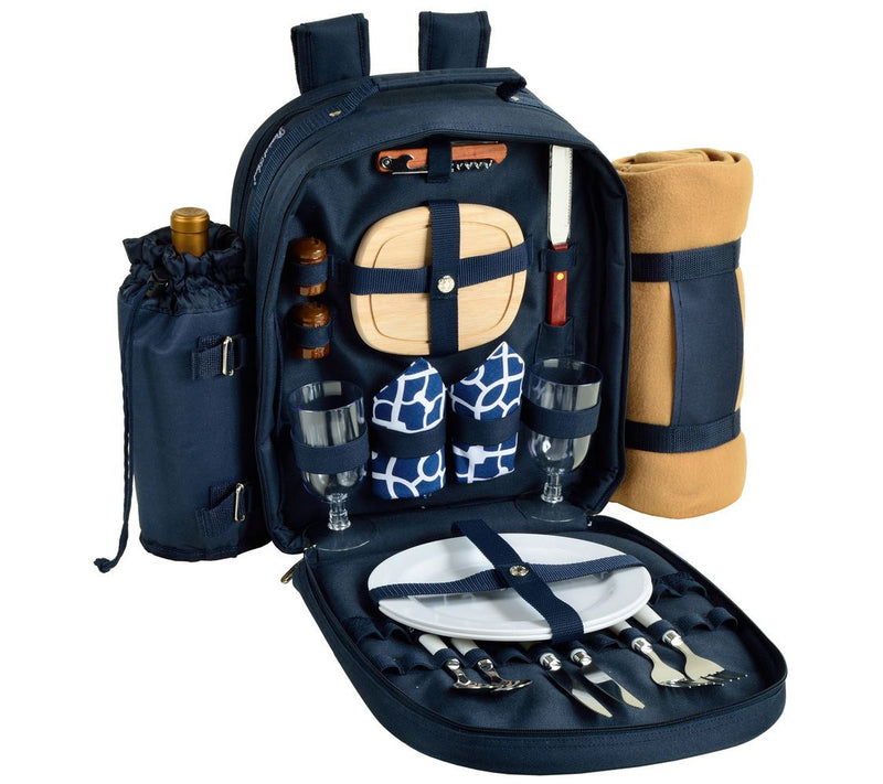 Picnic at Ascot Deluxe Picnic Backpack Cooler &Blanket for 2 — View 7