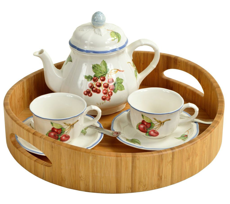 Picnic at Ascot Bamboo Cocktail Tray — View 2