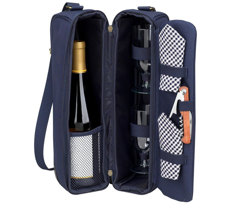 Picnic at Ascot Deluxe Insulated Wine Tote for — Main view