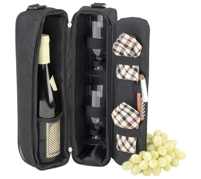 Picnic at Ascot Deluxe Insulated Wine Tote for — View 5
