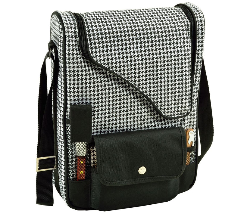 Picnic at Ascot Wine Carrier Deluxe, Houndstooth — View 2