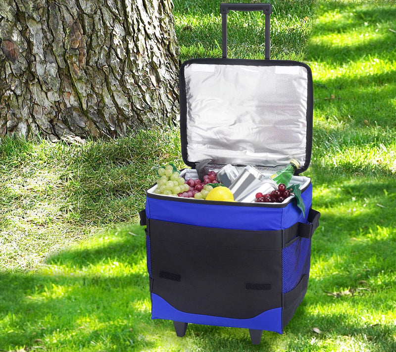 Picnic at Ascot 60-Can Collapsible Rolling Cooler — View 5