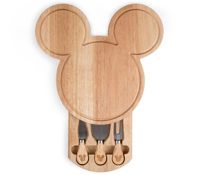 Picnic Time Mickey Mouse Shaped Cheese Board &Tool Set — Main view