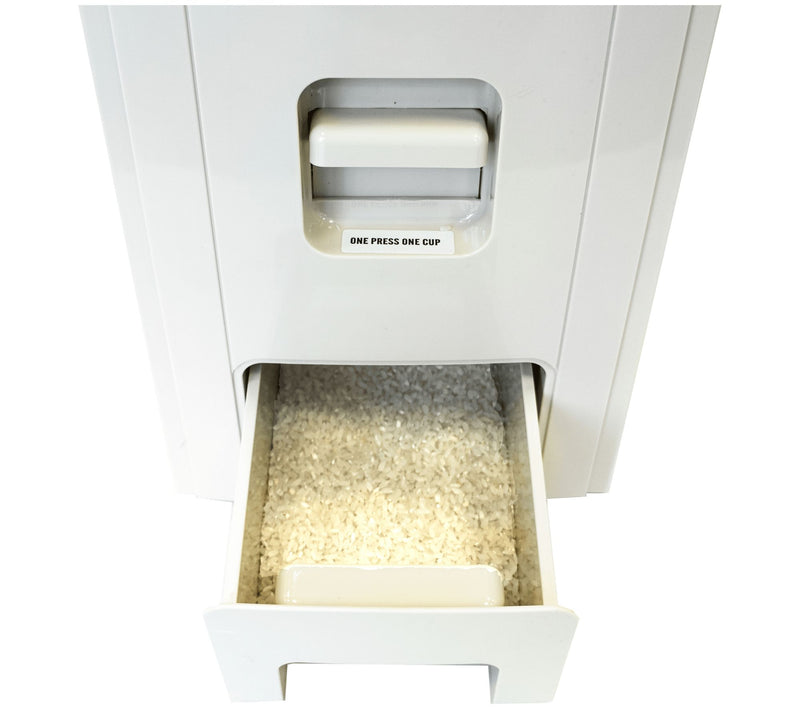 SPT Rice Dispenser 26lbs Capacity — View 2