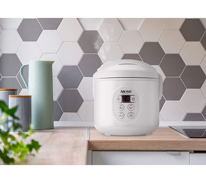Aroma  8-Cup (Cooked) Cool-Touch Rice Cooker — View 7