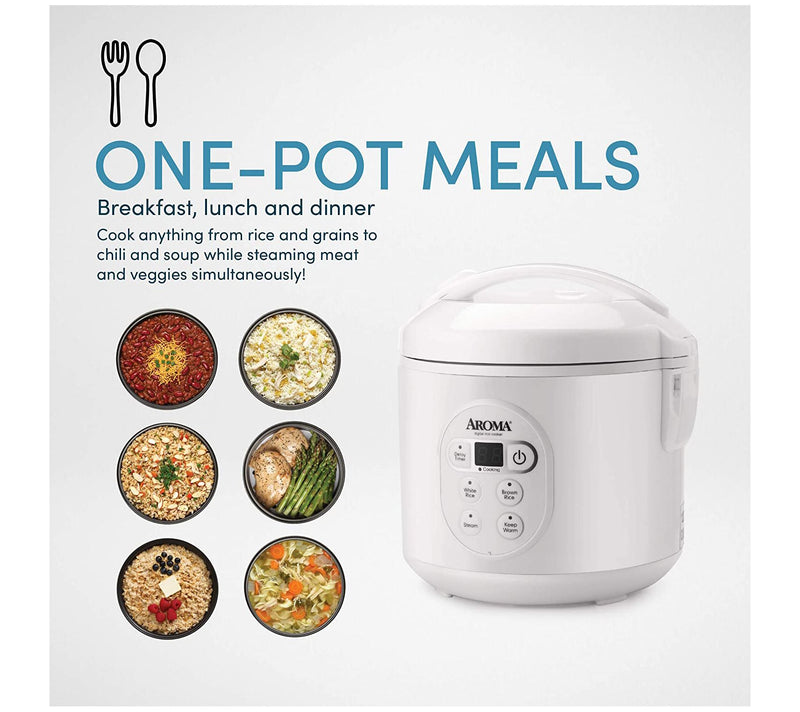 Aroma  8-Cup (Cooked) Cool-Touch Rice Cooker — View 4