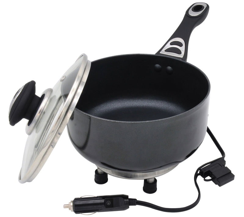 RoadPro 12-Volt Portable Saucepan with NonstickSurface — View 5