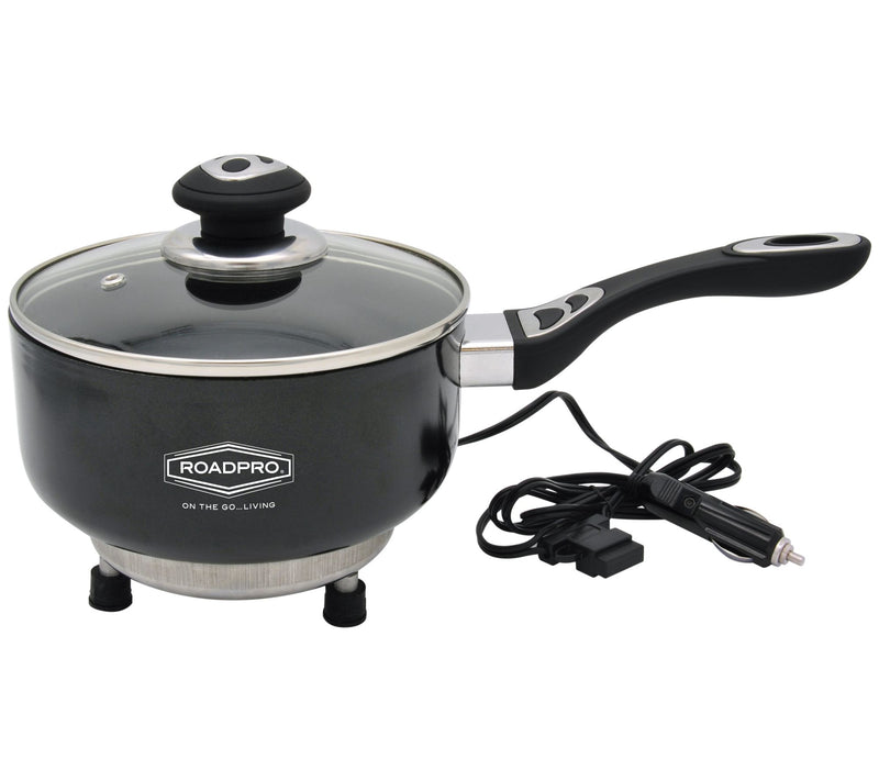 RoadPro 12-Volt Portable Saucepan with NonstickSurface — View 3