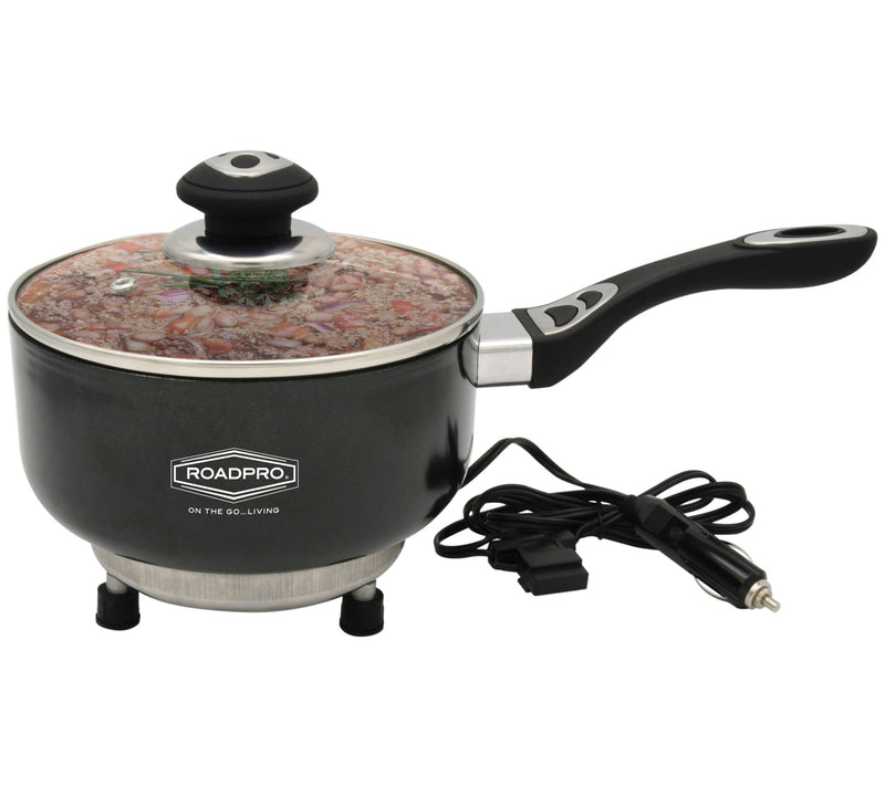 RoadPro 12-Volt Portable Saucepan with NonstickSurface — View 8