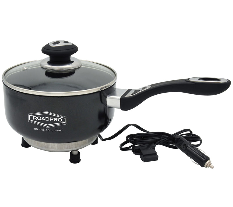 RoadPro 12-Volt Portable Saucepan with NonstickSurface — View 2