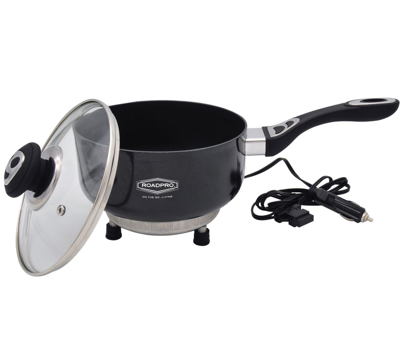 RoadPro 12-Volt Portable Saucepan with NonstickSurface — View 4
