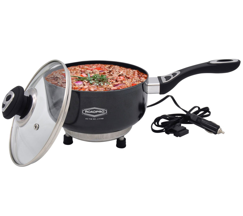 RoadPro 12-Volt Portable Saucepan with NonstickSurface — View 7
