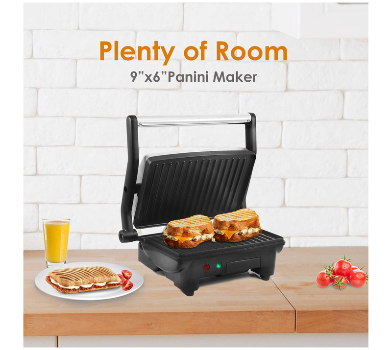 Elite Cuisine 3-in-1 Panini Press & Grill — View 4