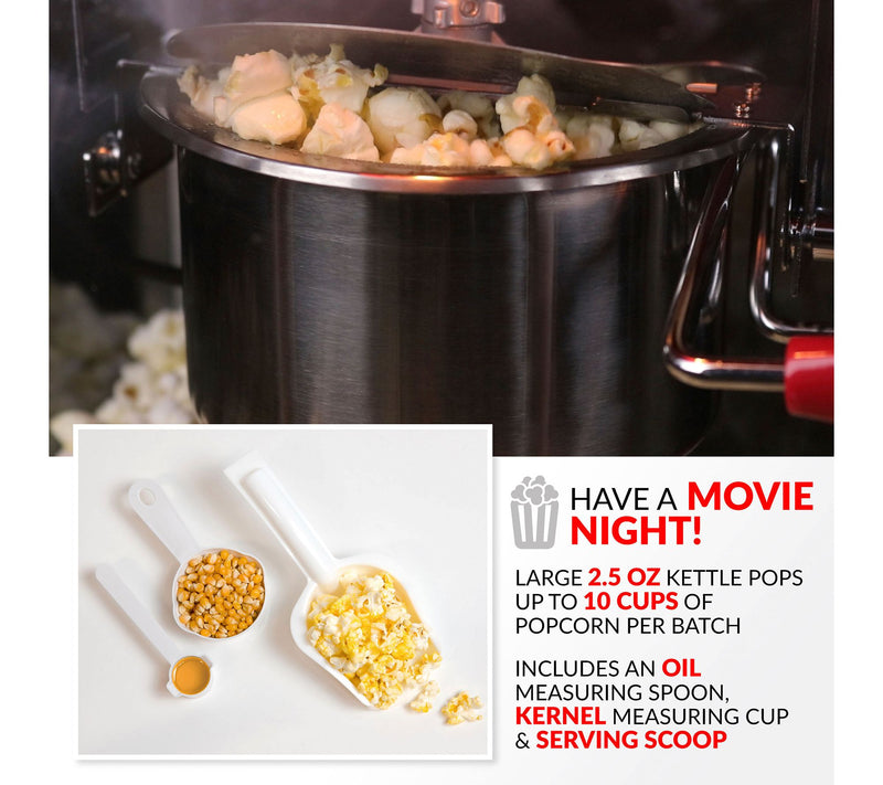 Nostalgia 48" Kettle Popcorn Cart — View 4