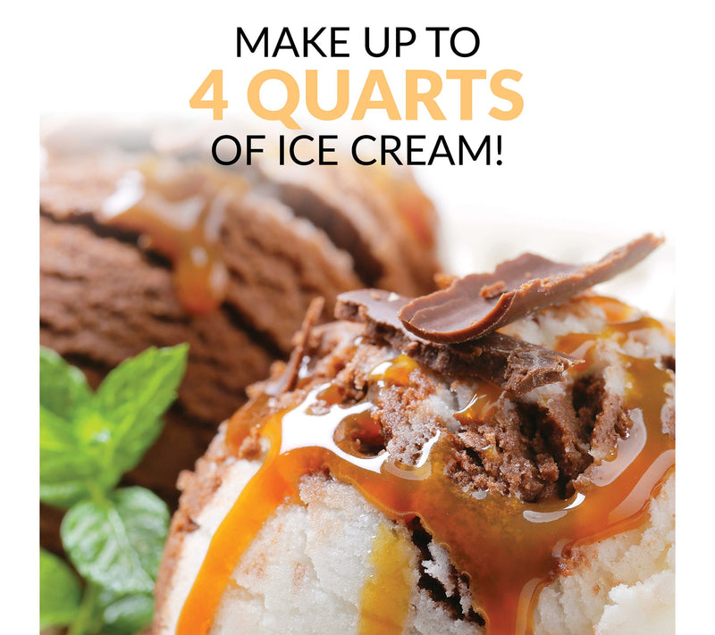 Nostalgia 4-qt Electric Ice Cream Maker — View 3