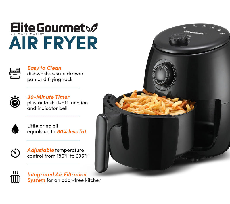 Elite Gourmet 2.1-qt Hot Air Fryer — View 13