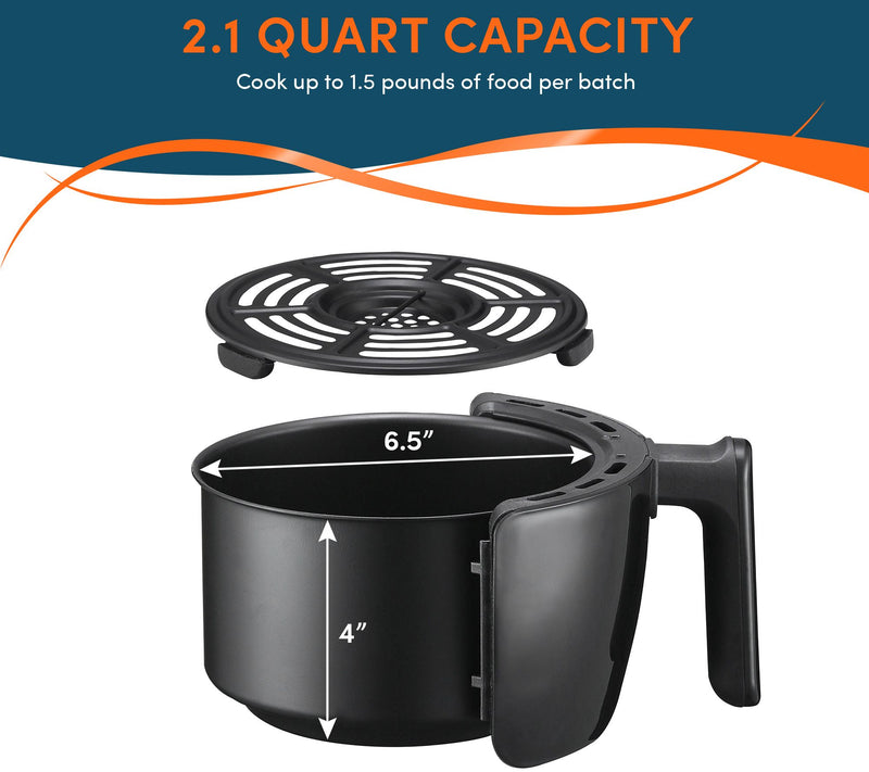 Elite Gourmet 2.1-qt Hot Air Fryer — View 12
