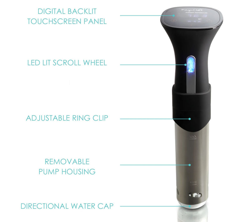 MegaChef Immersion Circulation Precision Sous-Vide Cooker — View 5