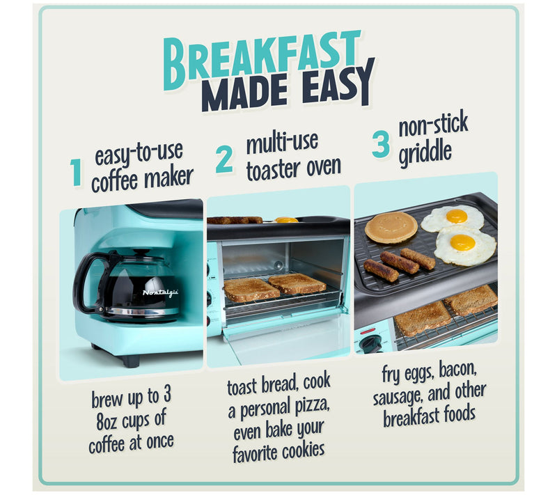 Nostalgia Retro 3-In-1 Breakfast Station — View 9