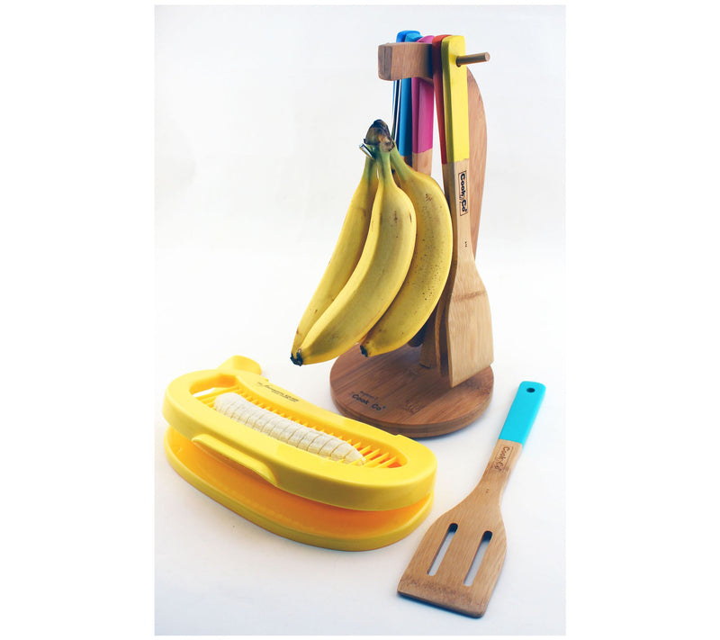 BergHOFF CooknCo Bamboo Banana Hanger and Cutter Set — View 2