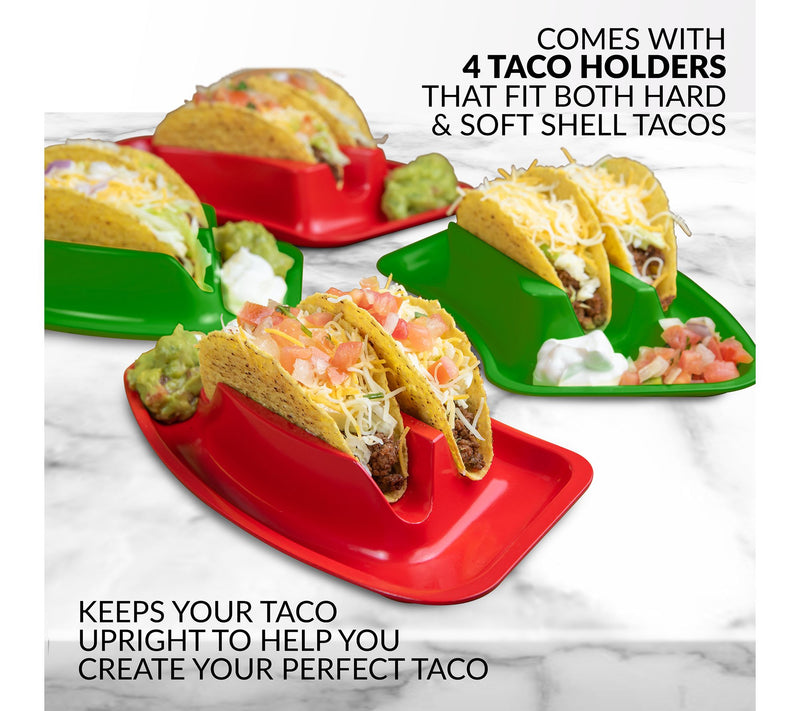 Taco Tuesday Turntable Taco Bar w/ Taco Holders — View 5