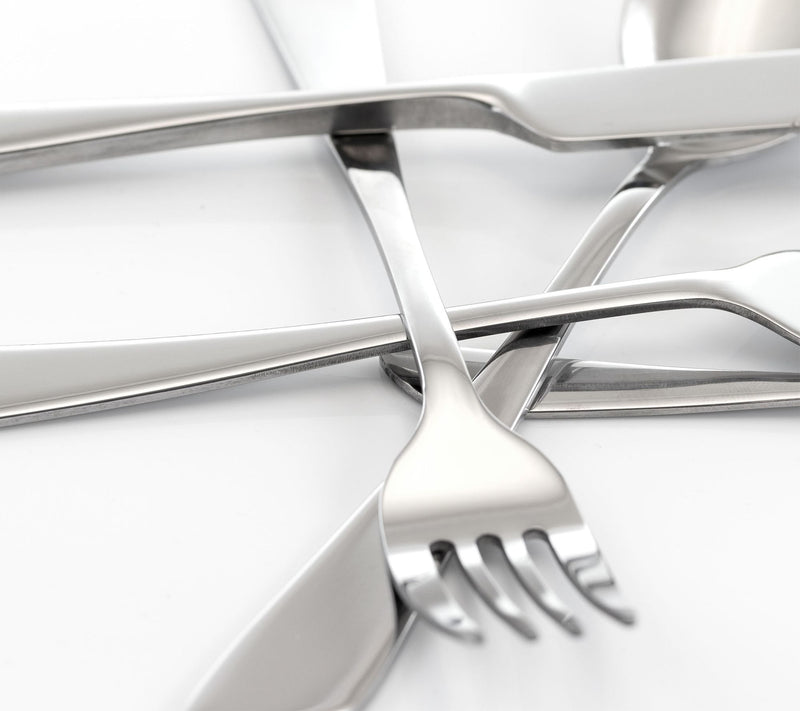 MegaChef Gibbous 20-Piece Flatware Utensil Setin Silver — View 3
