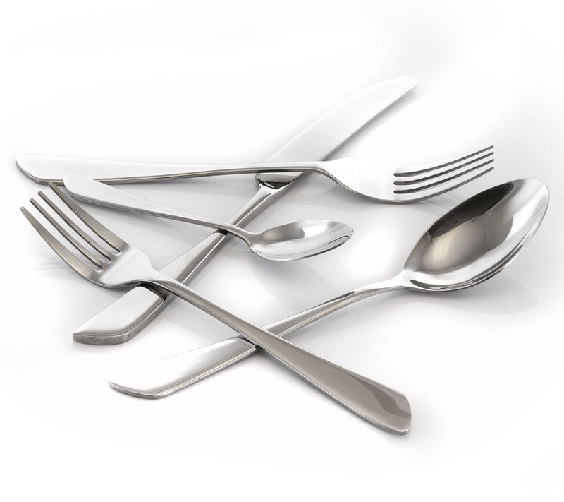MegaChef Gibbous 20-Piece Flatware Utensil Setin Silver — View 2