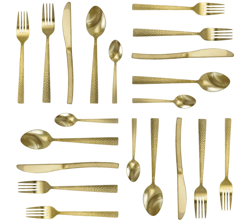 MegaChef Baily 20-Piece Flatware Utensil Set — View 12