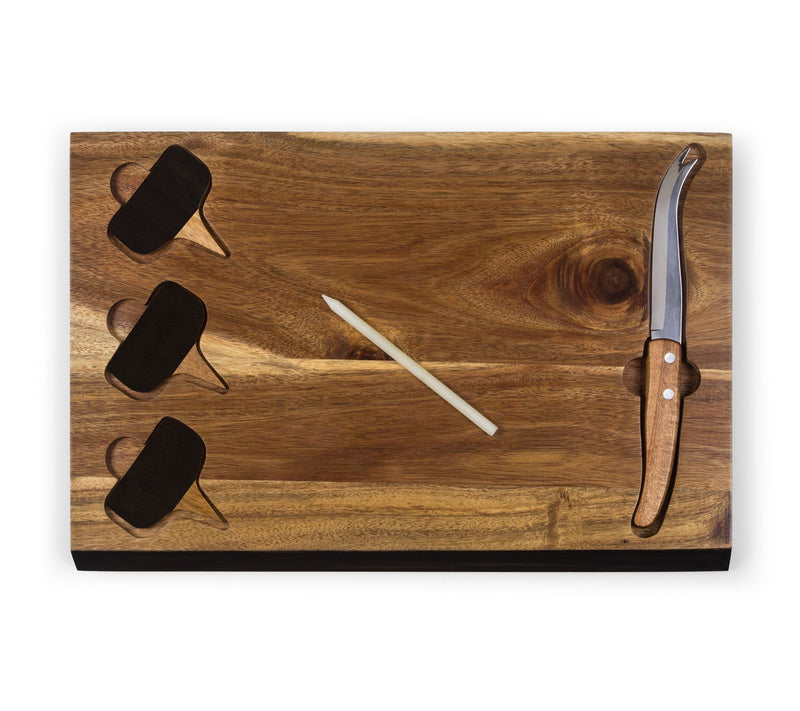 Picnic Time Delio Acacia Cheese Cutting Board &Tools Set — View 2