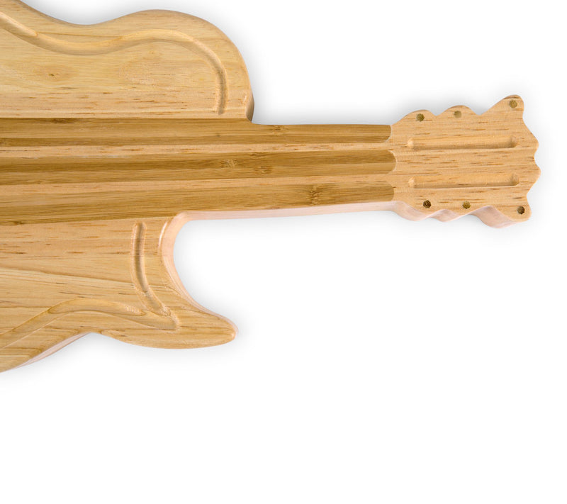 Picnic Time Guitar Cheese Cutting Board & ToolsSet — View 6