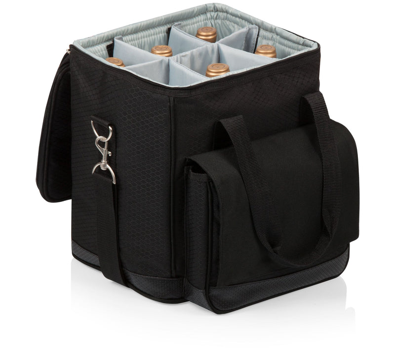 Picnic Time 6-Bottle Wine Carrier & Cooler Tote — View 3