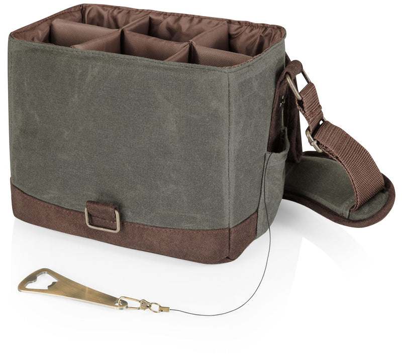 Picnic Time Beer Caddy Cooler Tote with Opener — View 6