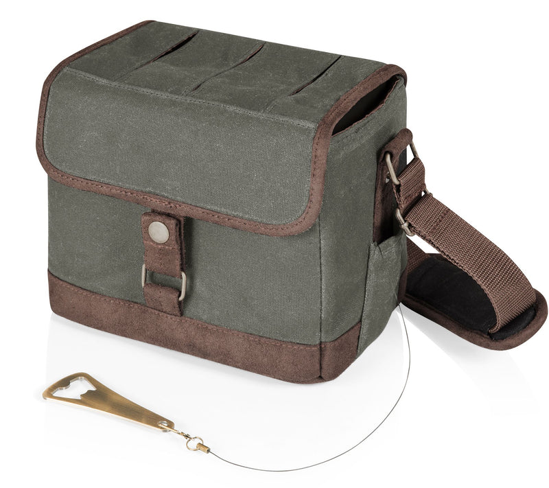Picnic Time Beer Caddy Cooler Tote with Opener — View 5