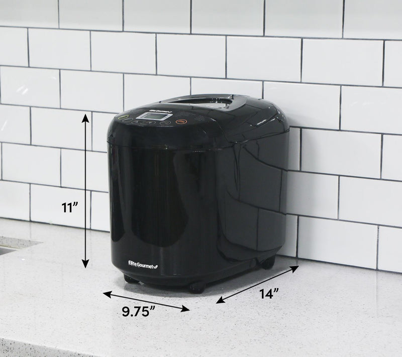 Elite Gourmet 2-lb Programmable Bread Machine Maker — View 7