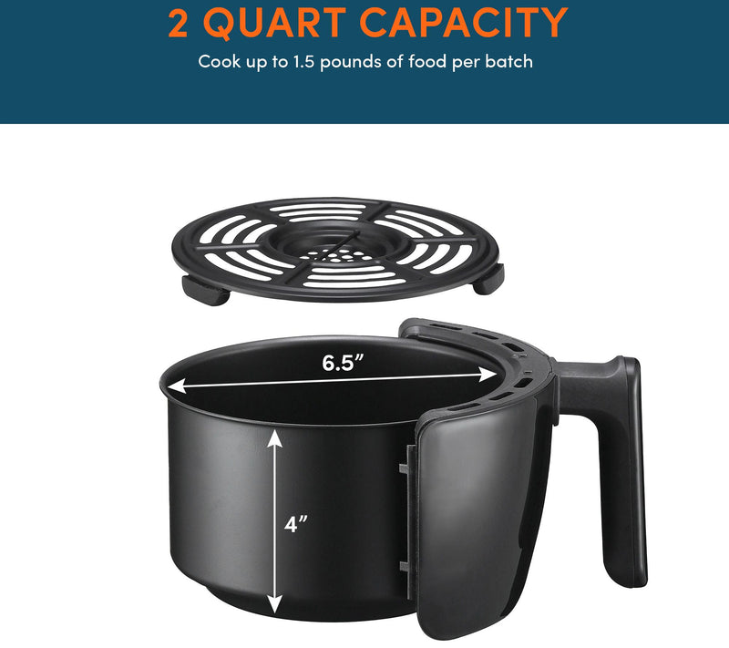 Elite Gourmet 2.1-qt Compact Digital Air Fryer — View 4