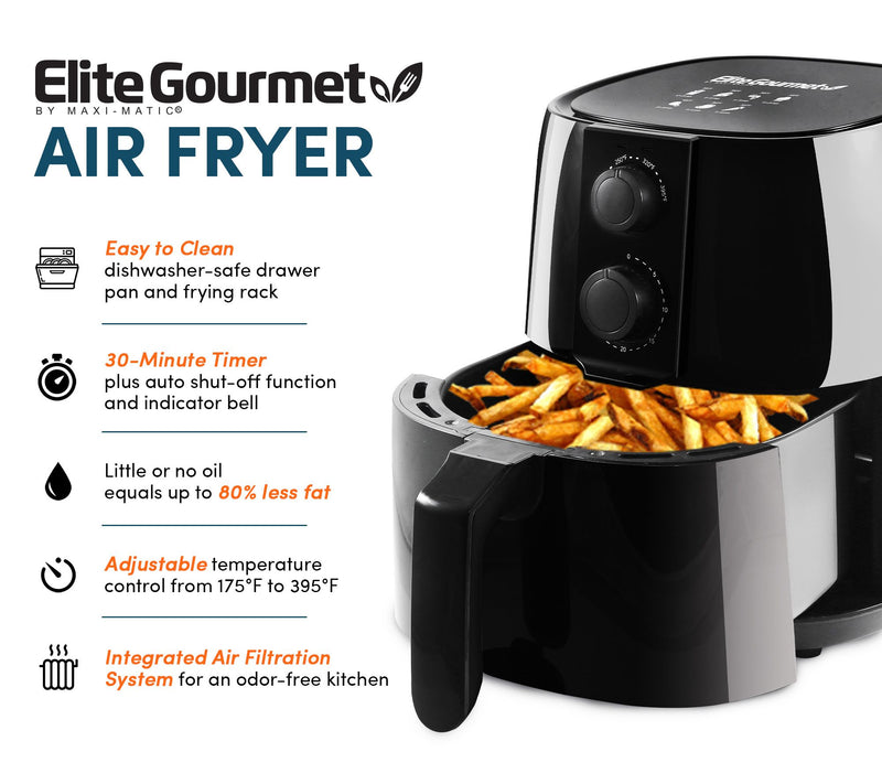 Elite Gourmet 4-qt Air Fryer — View 5