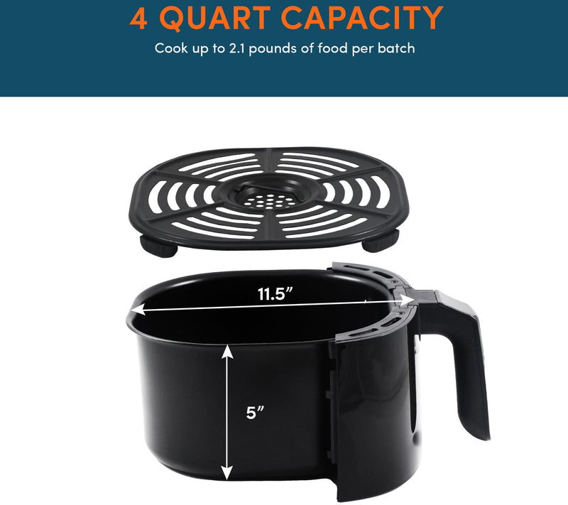 Elite Gourmet 4-qt Air Fryer — View 4