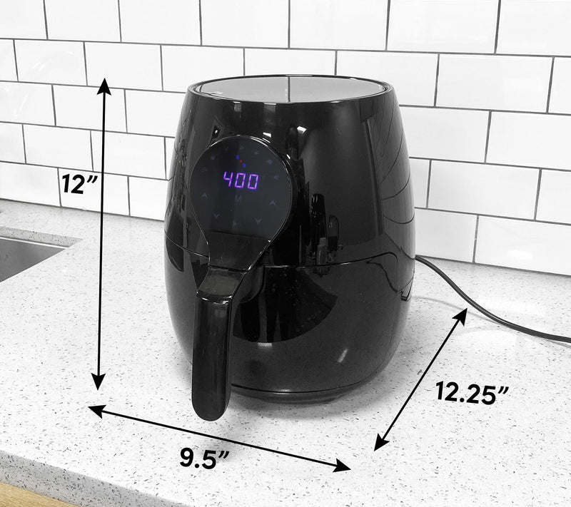 Elite Gourmet 7 Menu Functions 5.3-qt Digital Air Fryer — View 7